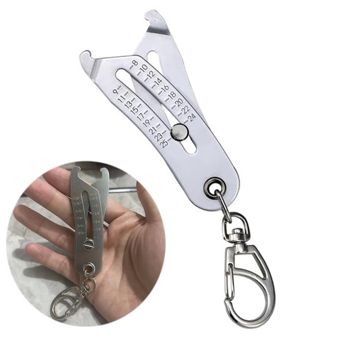 Bolt and nut identifier gauge - bolt,