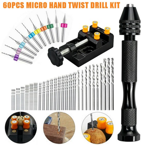 60pack twist drill bits set - bits,